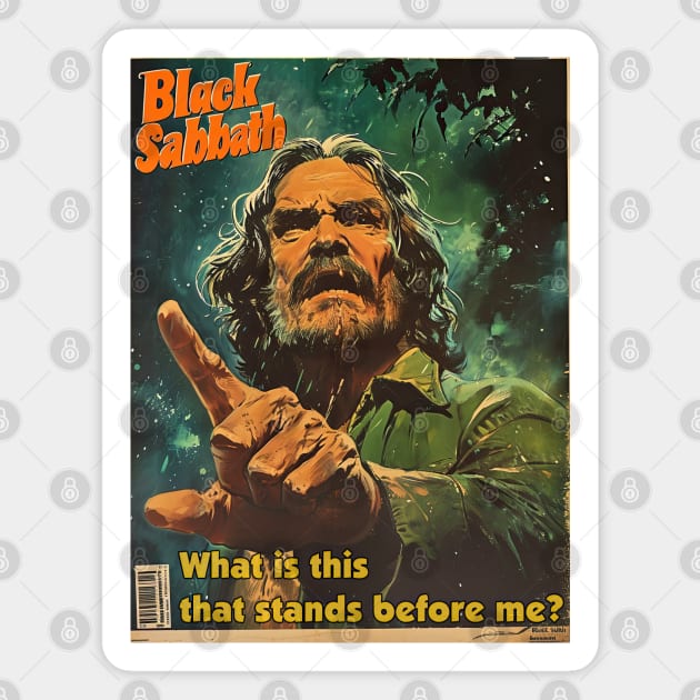 Black Sabbath, A vintage comics cover Magnet by obstinator